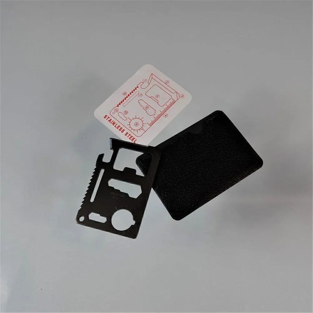 Multipurpose Pocket Survival Tool Stainless Steel